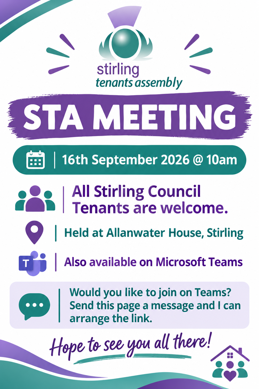 STA Meeting Poster 16/09/26